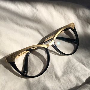 Warby Parker Valda cat eye glasses